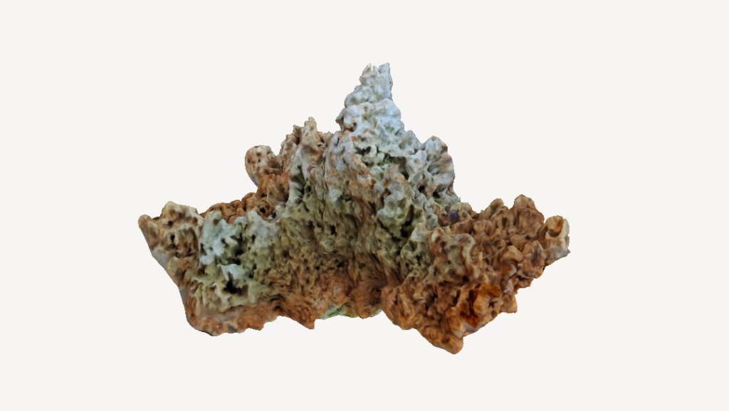 3D model of the ground in the open pit mining area in North Mathiatis mine